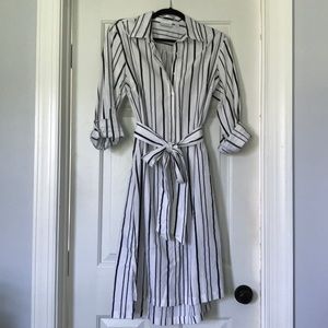 Striped Shirt Dress